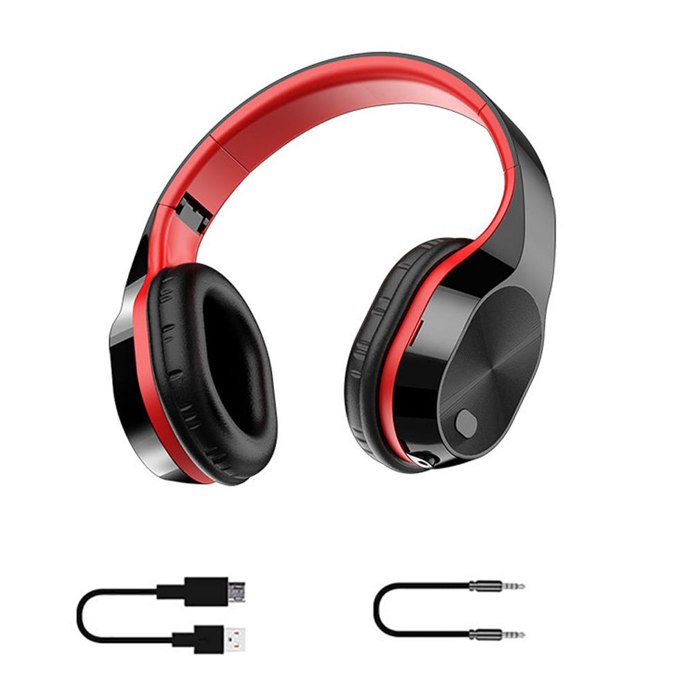 JMT-441546 T5 Wireless Bluetooth Headset with Power Display and Voice Control, Dual Ear Stereo Connection, 10m Range