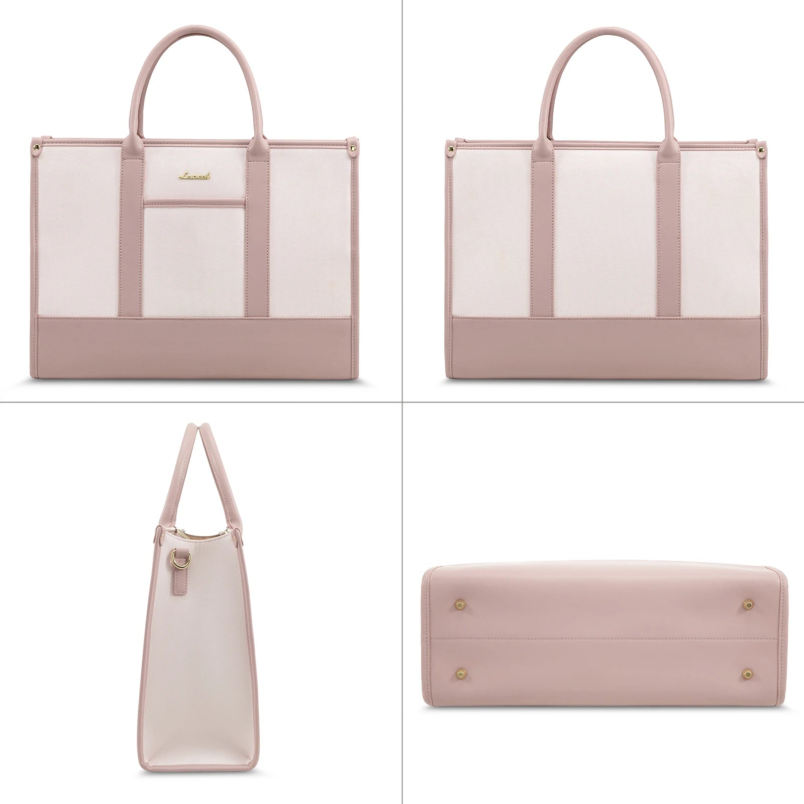 JMT-441610 Stylish Waterproof Laptop Briefcase with Handbag for 15.6-inch Computers - Versatile Work Bag Set
