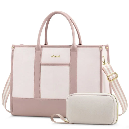 JMT-441610 Stylish Waterproof Laptop Briefcase with Handbag for 15.6-inch Computers - Versatile Work Bag Set