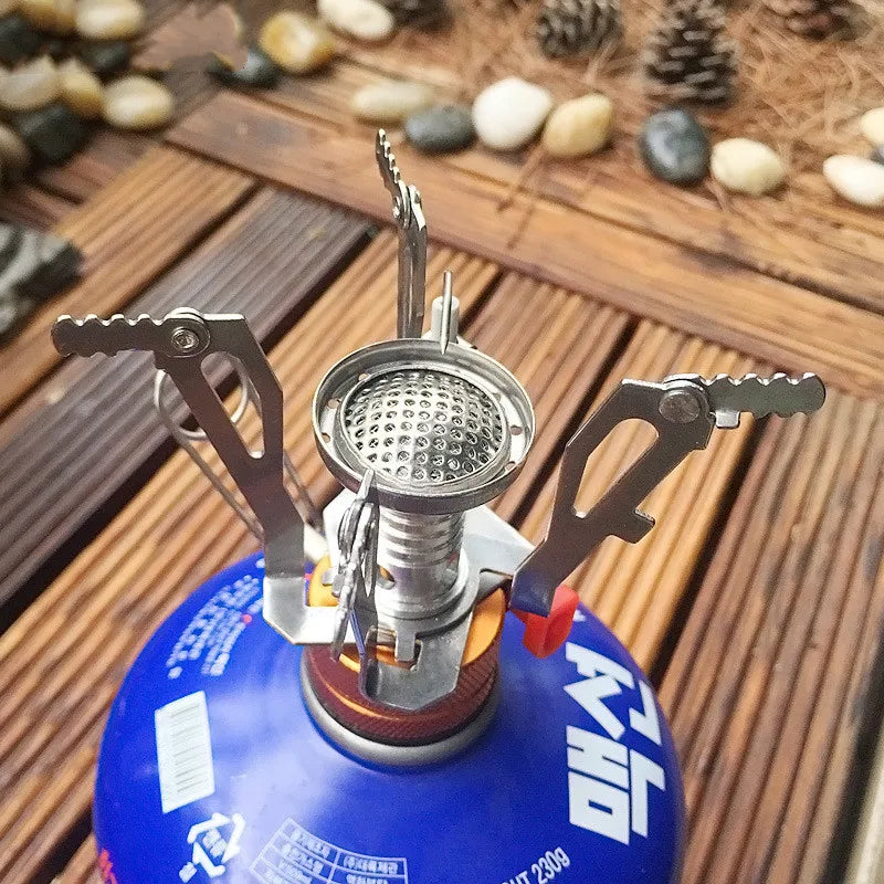JMT-441930 Compact Portable Mini Gas Stove for Camping and Picnics - Lightweight and Easy to Carry