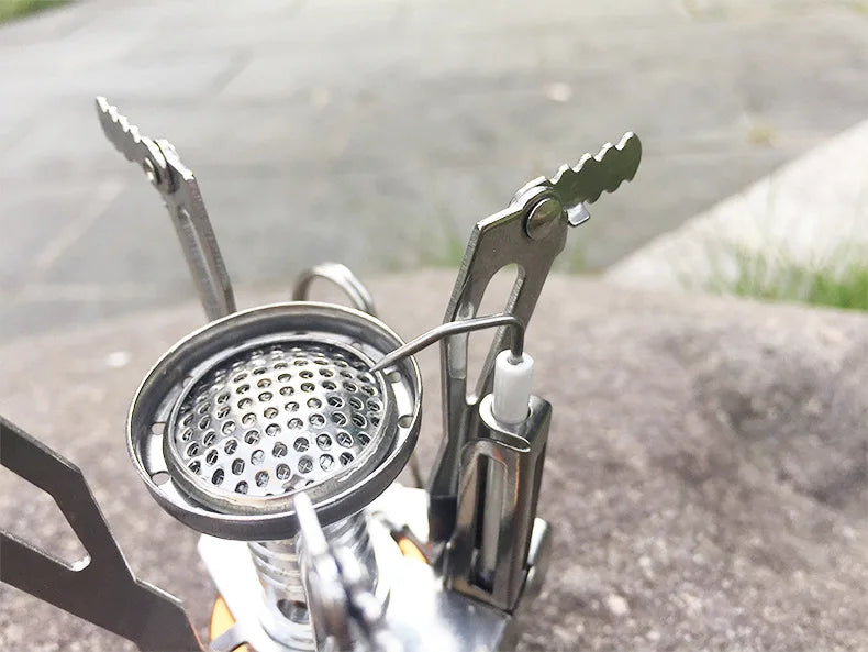 JMT-441930 Compact Portable Mini Gas Stove for Camping and Picnics - Lightweight and Easy to Carry