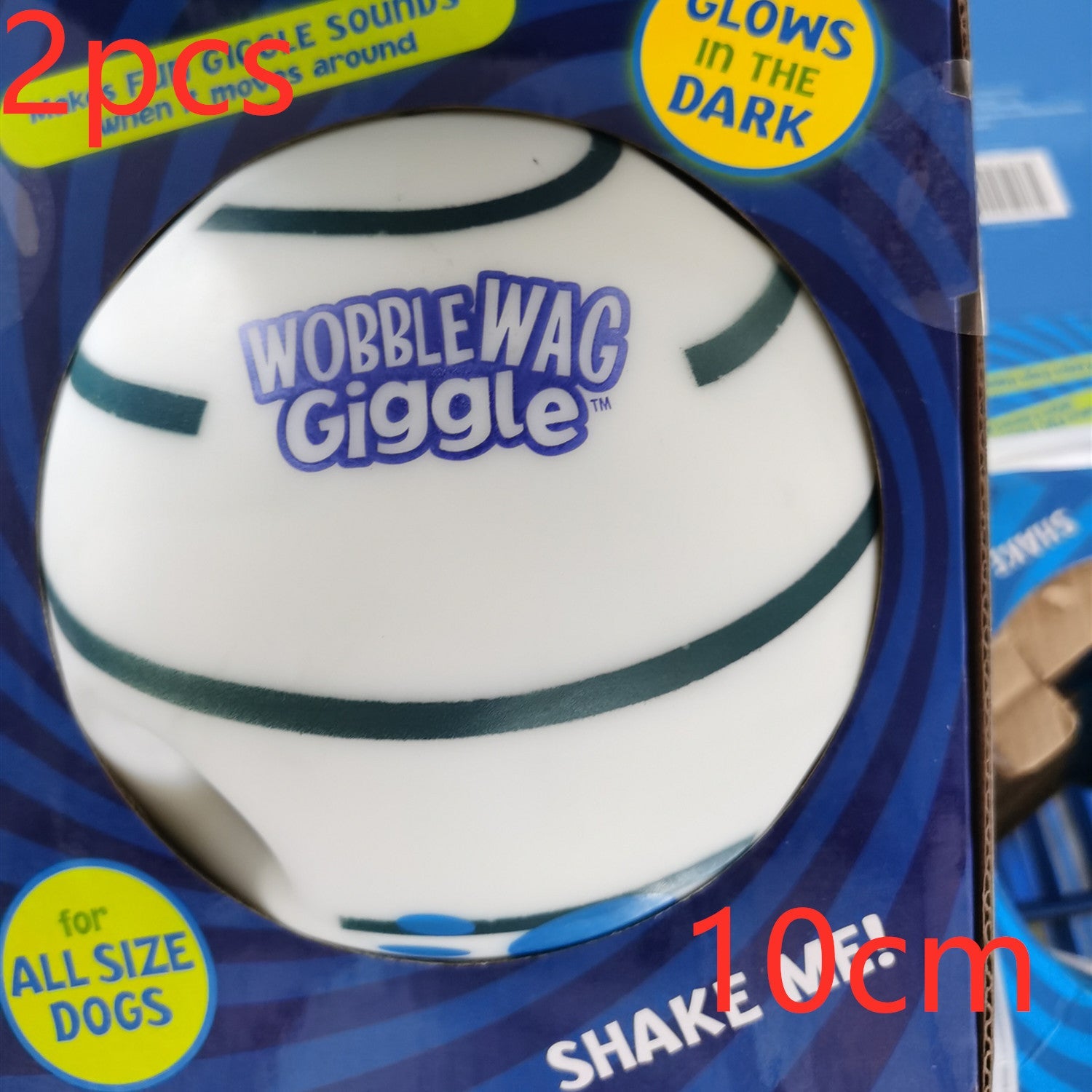 JMT-442186 Dog Sound Ball Made of Environmentally Friendly PVC - Available in 10cm and 14cm Sizes