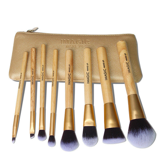 JMT-442314 8-Piece Multi-Purpose Makeup Brush Set for Foundation, Blush, Eyeshadow, and More