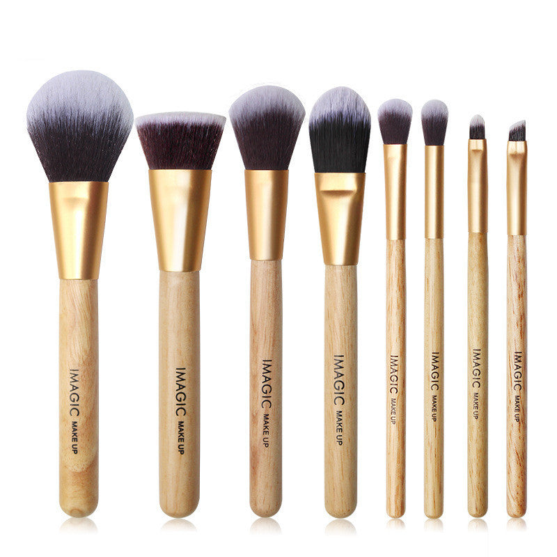 JMT-442314 8-Piece Multi-Purpose Makeup Brush Set for Foundation, Blush, Eyeshadow, and More