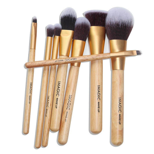 JMT-442314 8-Piece Multi-Purpose Makeup Brush Set for Foundation, Blush, Eyeshadow, and More