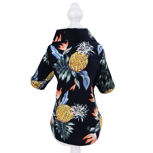 JMT-442506 Hawaiian Print Casual Shirt for Teddy Shiba Inu - Various Colors and Sizes Available