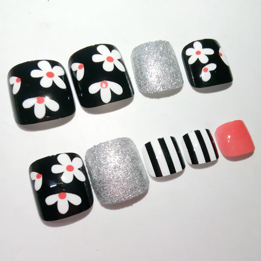 JMT-443338 Nail Art Design Set - 24 Finished Nail Accessories for Creative Styling