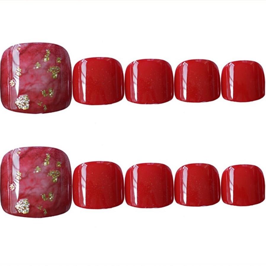 JMT-443338 Nail Art Design Set - 24 Finished Nail Accessories for Creative Styling