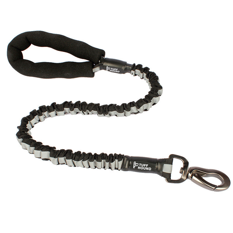 JMT-443530 High Elastic Reflective Leash for All Dog Sizes (10-60kg) - Durable Imitation Nylon Material, Available in Black and Red