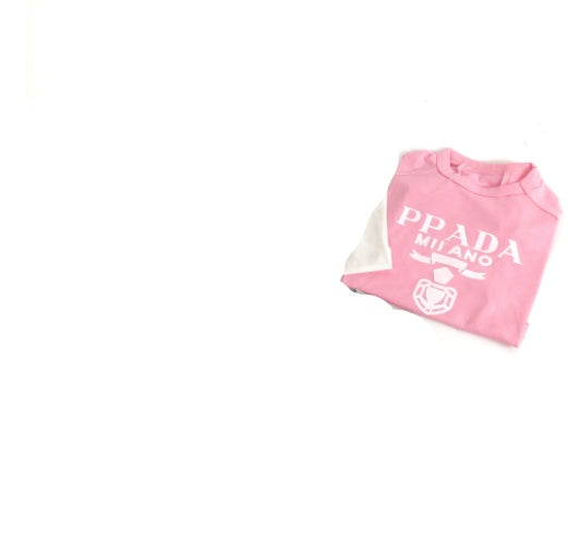 JMT-443658 Breathable Cotton Short Sleeve Dog Clothes for Teddy, French Bulldog, and Schnauzer - Available in Black, White, Pink, and Gray
