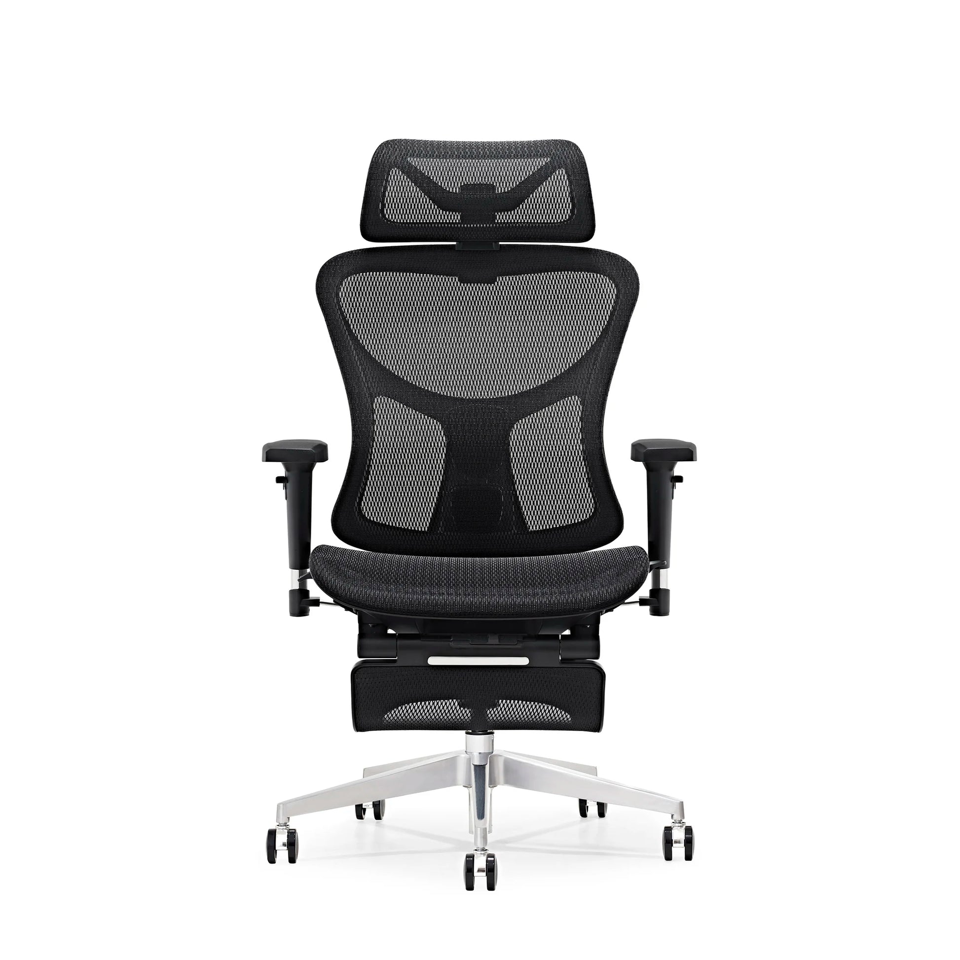 JMT-443786 Ergonomic Mesh Swivel Office Chair with Adjustable Footrest for Comfortable Workdays