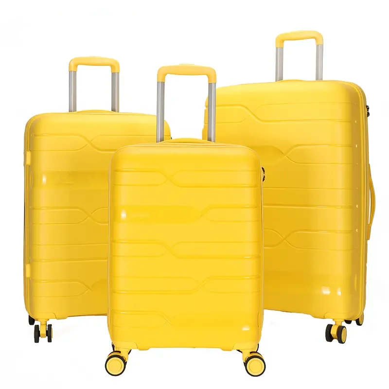 JMT-443914 Versatile Multi-Colour 20, 24, and 28 Inch Travel Luggage Set with Durable PP Shell