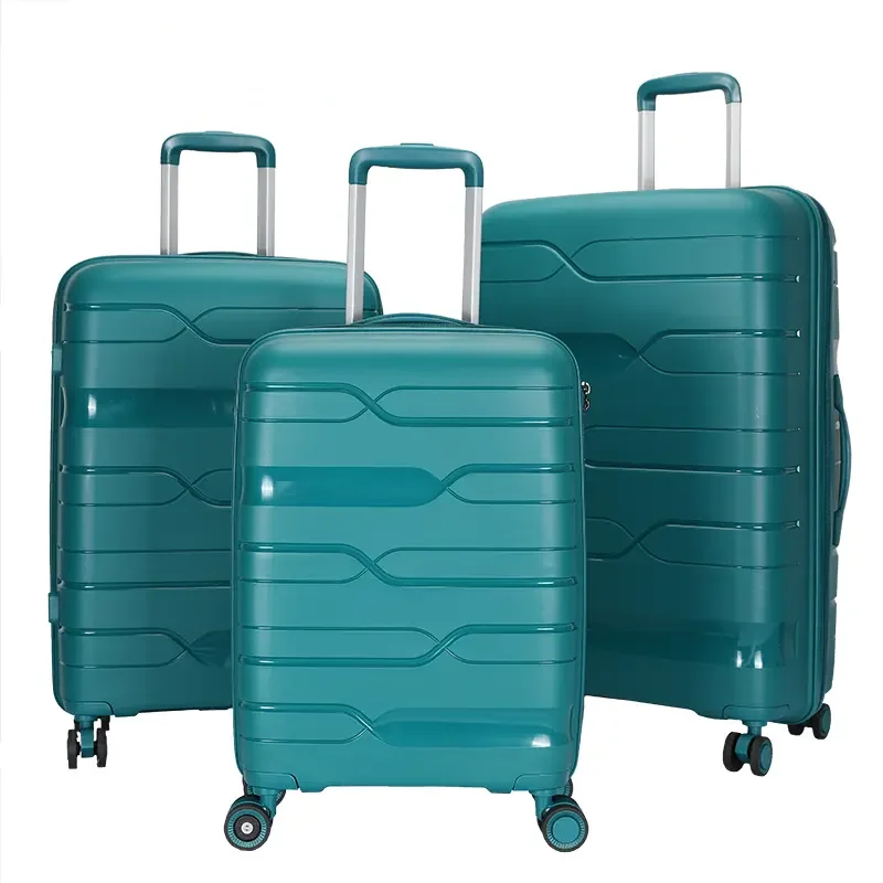 JMT-443914 Versatile Multi-Colour 20, 24, and 28 Inch Travel Luggage Set with Durable PP Shell