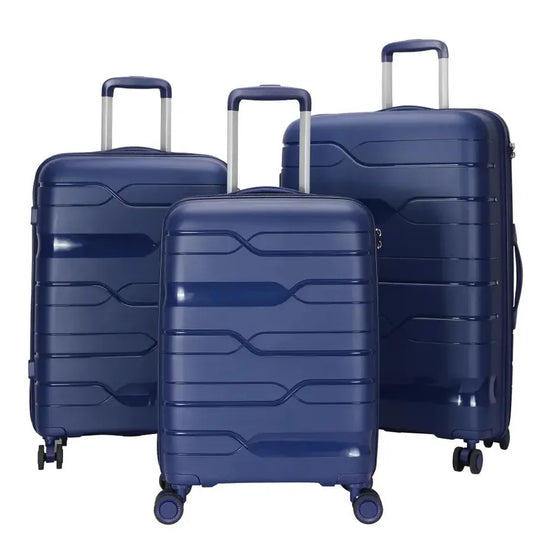 JMT-443914 Versatile Multi-Colour 20, 24, and 28 Inch Travel Luggage Set with Durable PP Shell