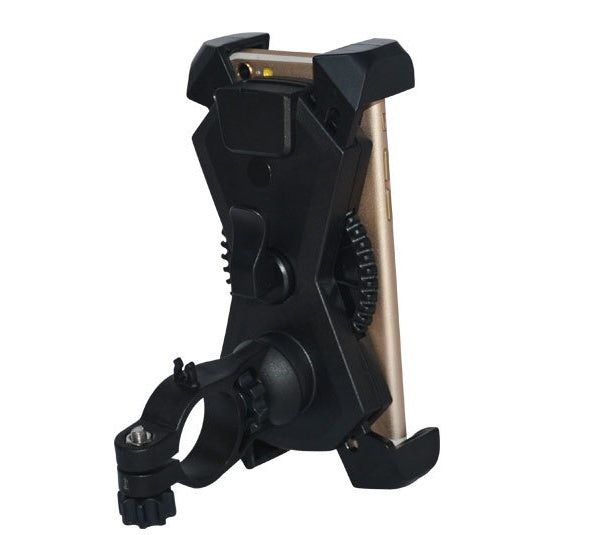 JMT-444042 Adjustable Motorcycle Phone Holder with USB Car Charger - IP65 Waterproof, Fits 20mm-33mm Handlebars
