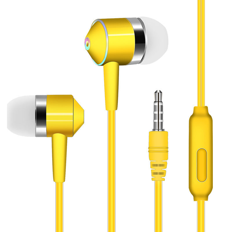 JMT-444170 In-Ear Wired Headset with Microphone, 3.5mm Plug, Crystal Cable, Silicone Earplugs