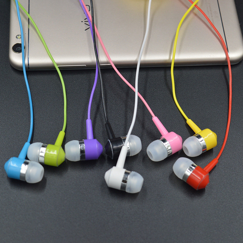 JMT-444170 In-Ear Wired Headset with Microphone, 3.5mm Plug, Crystal Cable, Silicone Earplugs