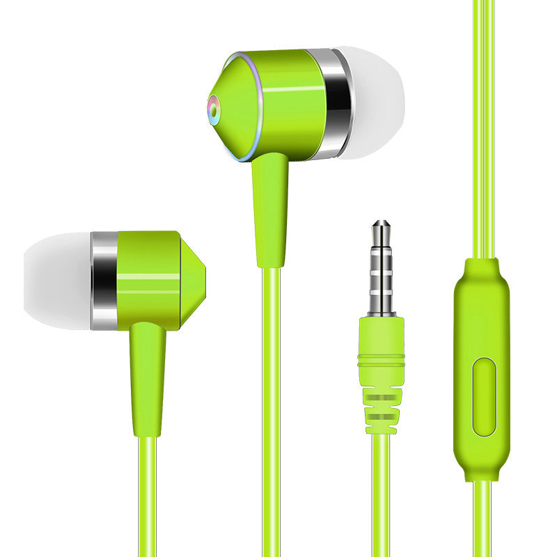 JMT-444170 In-Ear Wired Headset with Microphone, 3.5mm Plug, Crystal Cable, Silicone Earplugs