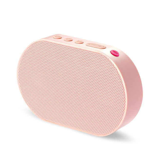 JMT-444362 Bluetooth Wireless Smart Speaker with Built-In Lithium Battery - Available in White, Black, Pink, and Blue