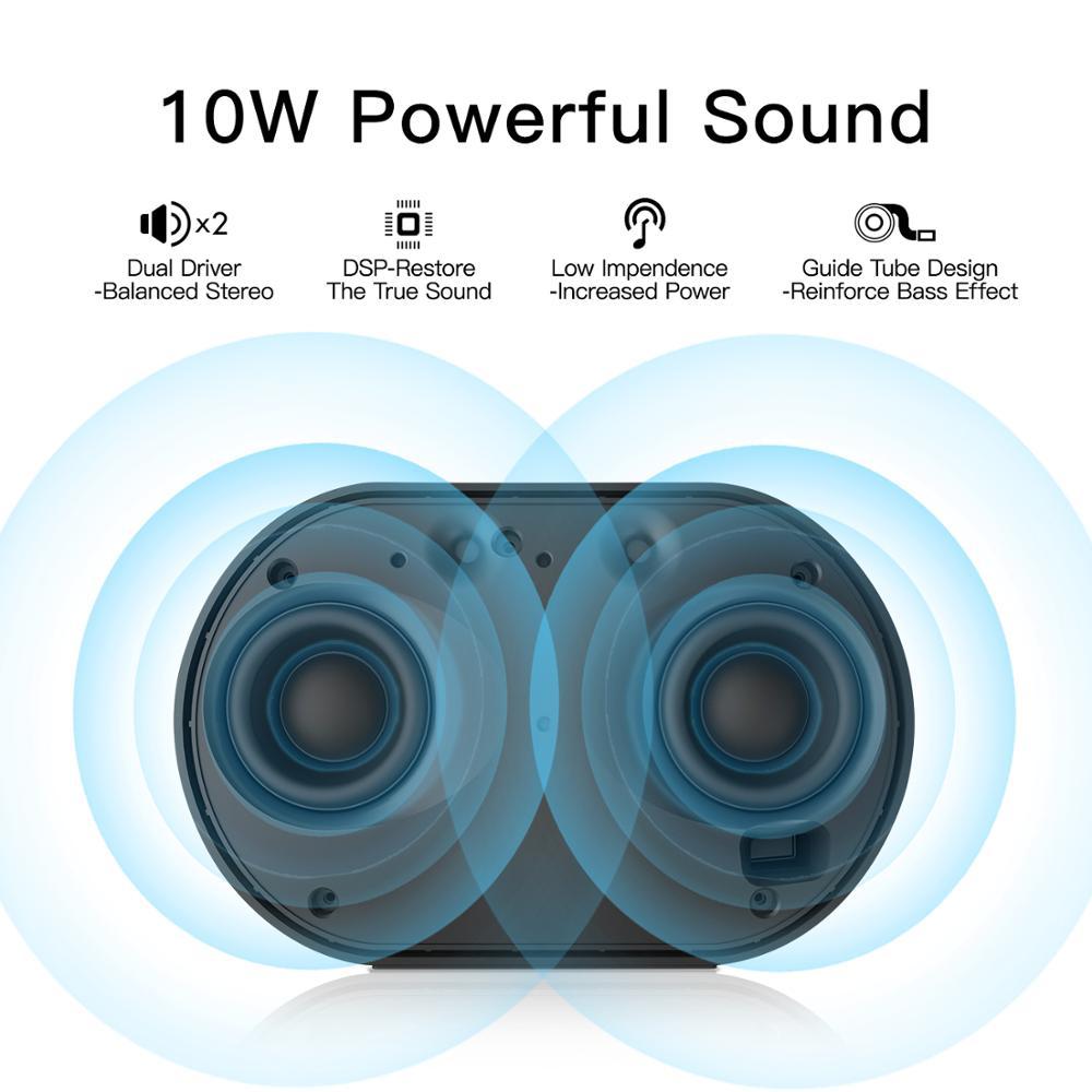 JMT-444362 Bluetooth Wireless Smart Speaker with Built-In Lithium Battery - Available in White, Black, Pink, and Blue
