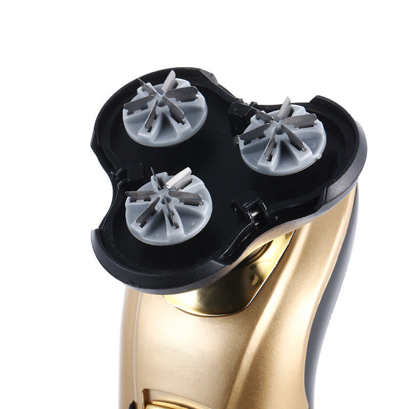 JMT-444426 Three-Head Floating Electric Shaver with Pop-Up Trimmer and Body Wash Feature