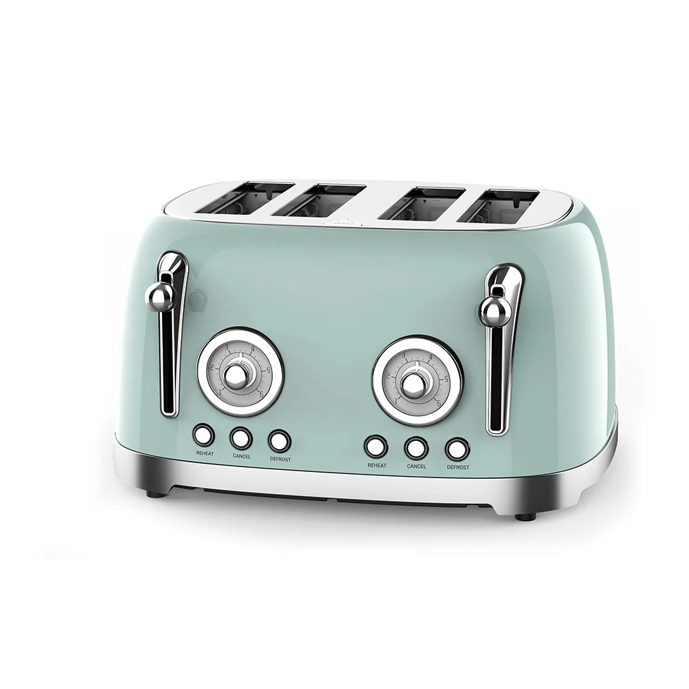 JMT-445002 Automatic 4-Slice Stainless Steel Electric Toaster with Grill Function