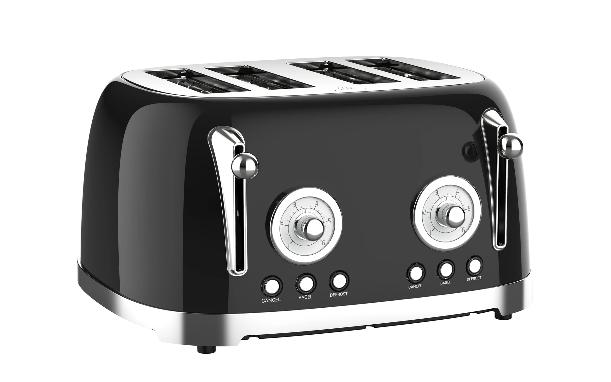 JMT-445002 Automatic 4-Slice Stainless Steel Electric Toaster with Grill Function