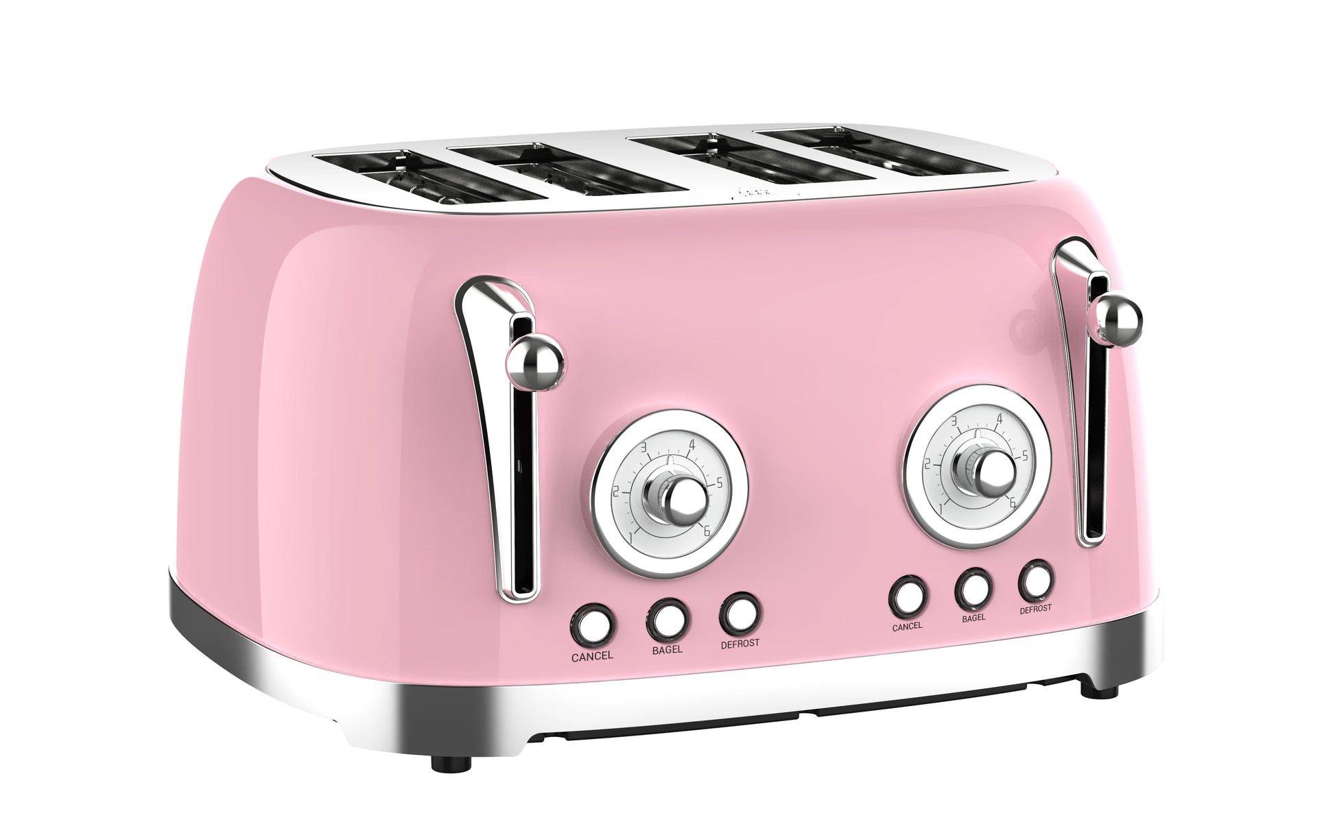 JMT-445002 Automatic 4-Slice Stainless Steel Electric Toaster with Grill Function