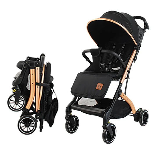 JMT-445194 Lightweight Foldable Baby Stroller with Aluminium Alloy Frame - Ideal for Travel