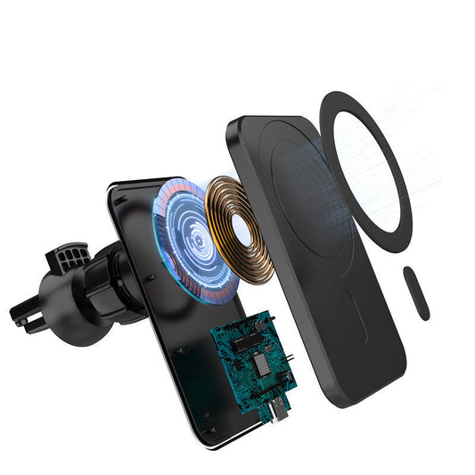 JMT-445194 Magnetic Wireless Charger for iPhone Models - USB Input, Multiple Colors Available