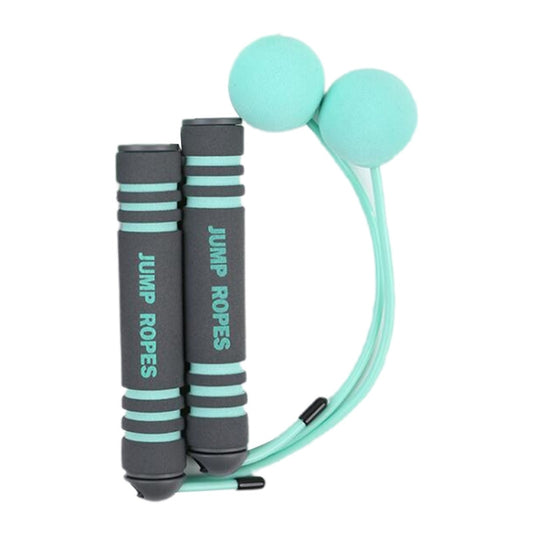 JMT-445258 Cordless Stainless Steel Double-Bearing Skipping Rope with EVA Sponge Ball Handle