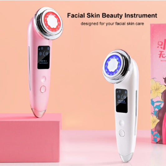 JMT-445322 Multifunctional Color Light Beauty Device with Heating, Micro Current, and Vibration Functions