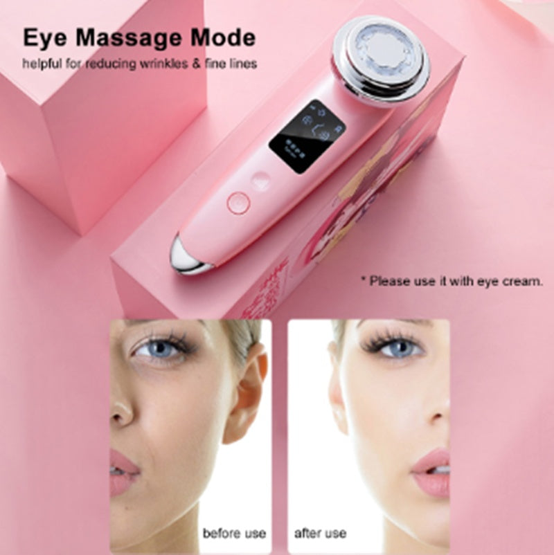 JMT-445322 Multifunctional Color Light Beauty Device with Heating, Micro Current, and Vibration Functions