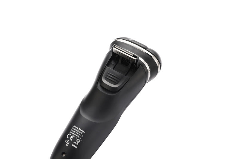 JMT-445578 Three-Head Electric Beard Trimmer with Dual Power Supply and Waterproof Design