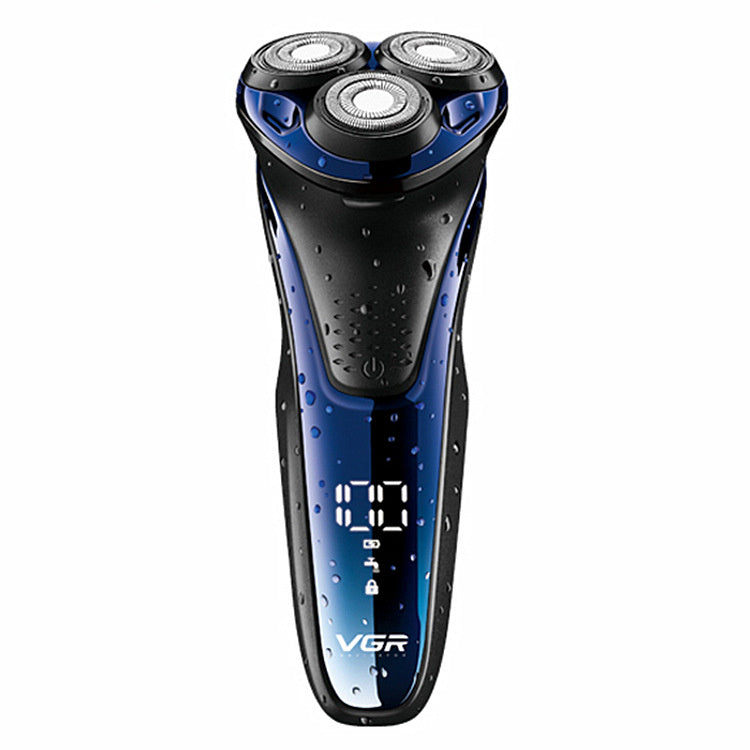 JMT-445578 Three-Head Electric Beard Trimmer with Dual Power Supply and Waterproof Design