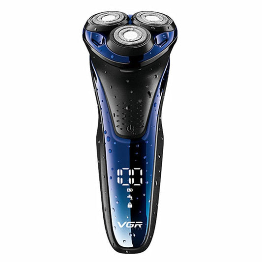 JMT-445578 Three-Head Electric Beard Trimmer with Dual Power Supply and Waterproof Design