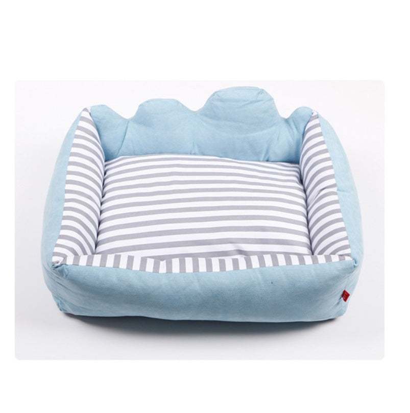 JMT-445642 Cloud Square Nest – Disassemblable Canvas and Cotton Pet Bed, Hand & Machine Washable, Multiple Sizes Available