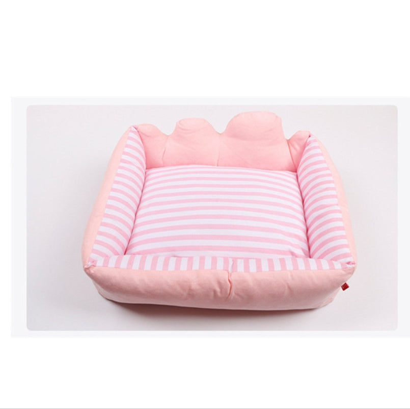 JMT-445642 Cloud Square Nest – Disassemblable Canvas and Cotton Pet Bed, Hand & Machine Washable, Multiple Sizes Available
