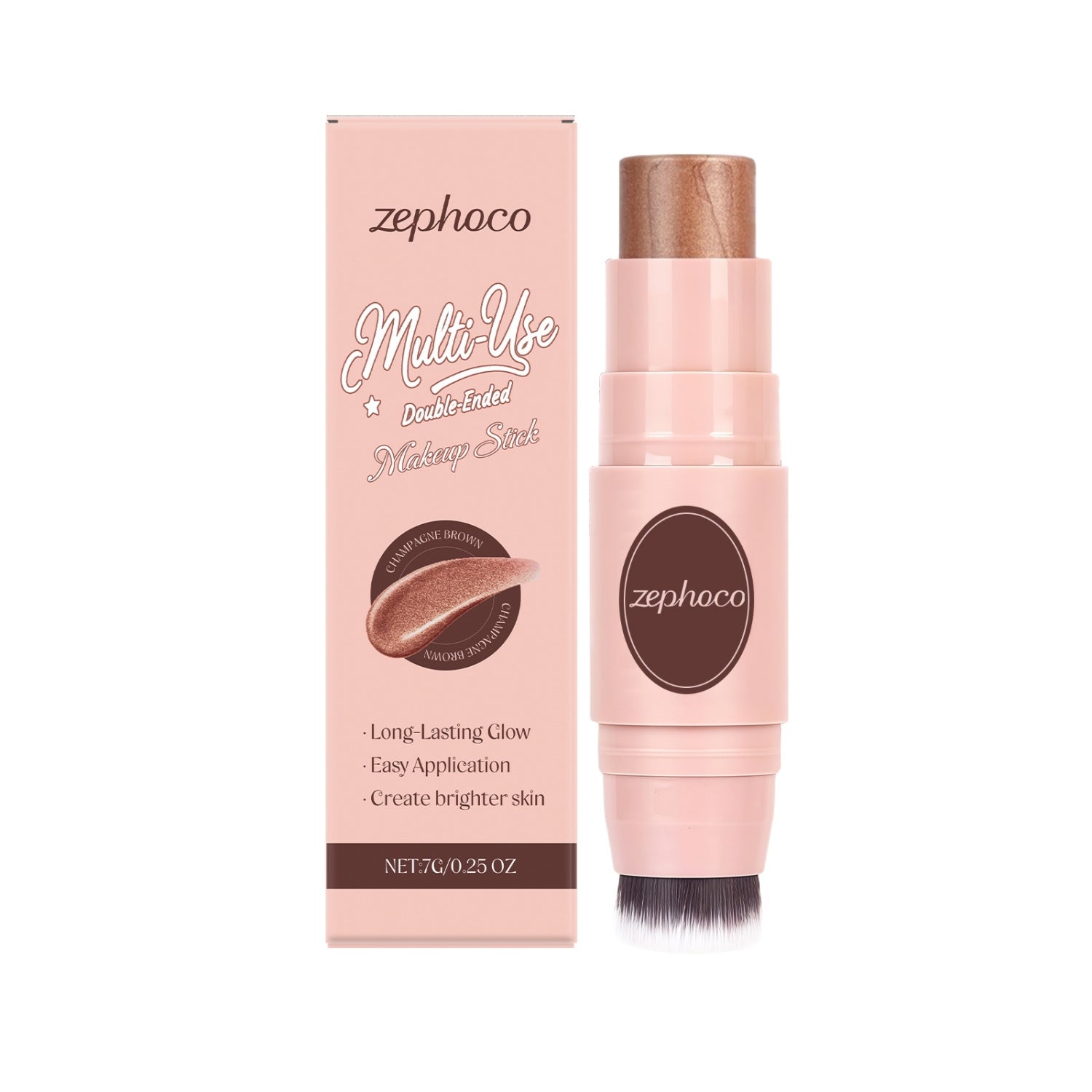 JMT-445770 Multi-Purpose Dual Head Makeup Stick with Hydrating Ingredients and Vitamins