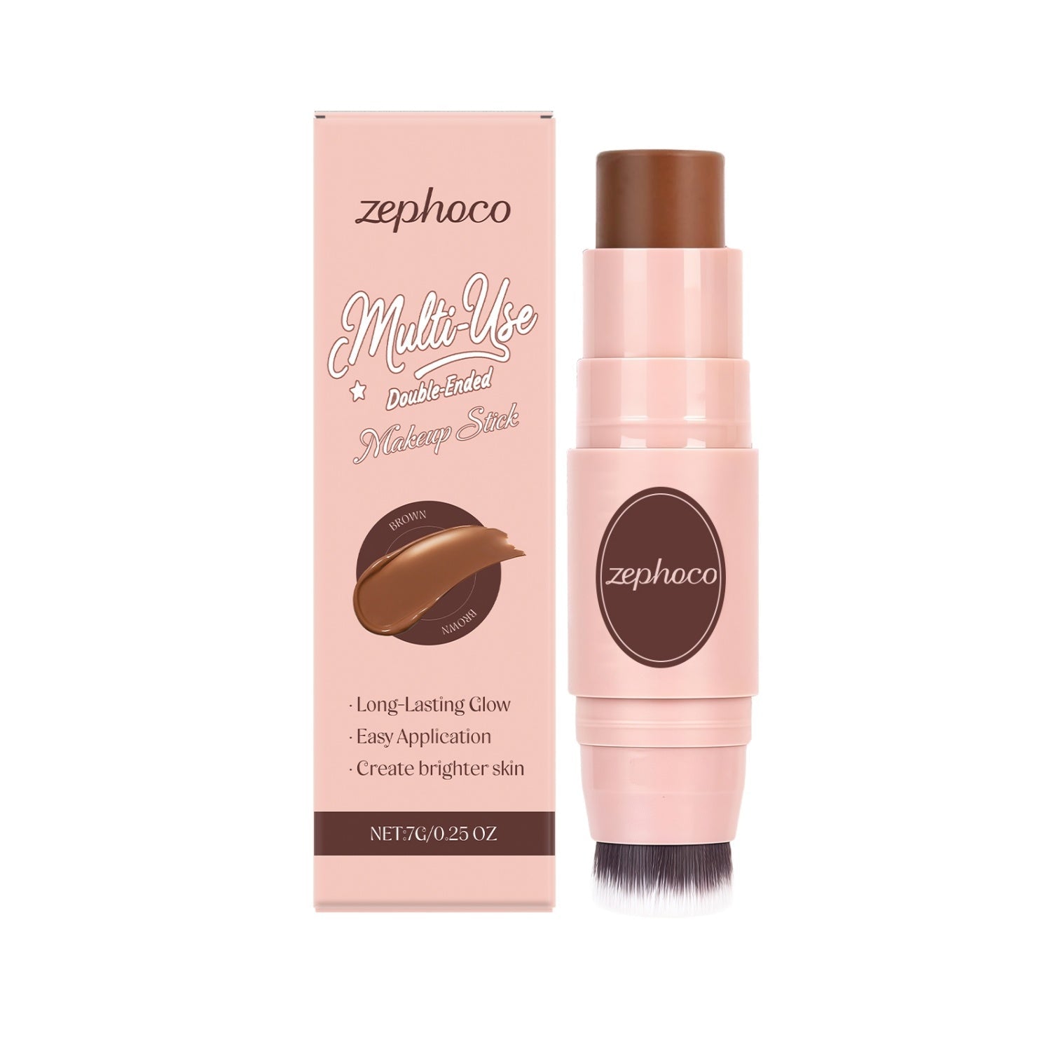 JMT-445770 Multi-Purpose Dual Head Makeup Stick with Hydrating Ingredients and Vitamins