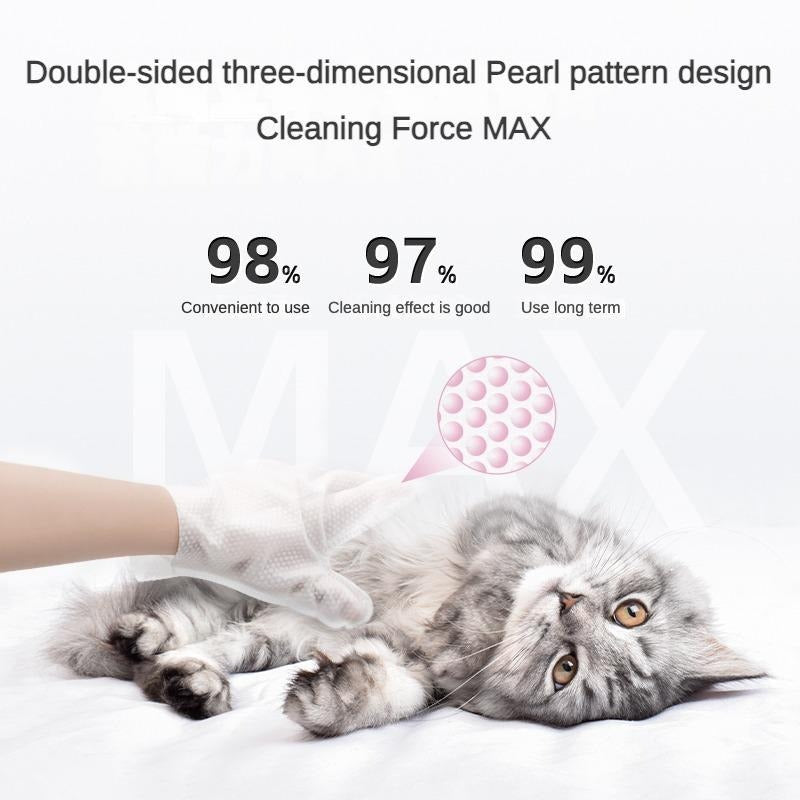 JMT-445962 Pet Deodorizing Bathing Wipes with Coconut Oil for Dogs and Cats - Hypoallergenic Grooming Wipes for Daily Care and Travel