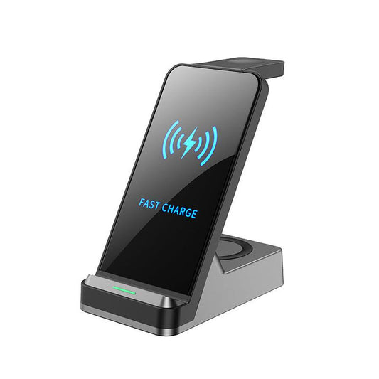 JMT-446026 Three-in-One Wireless Charger with Indication Function - Compatible with Multiple Devices