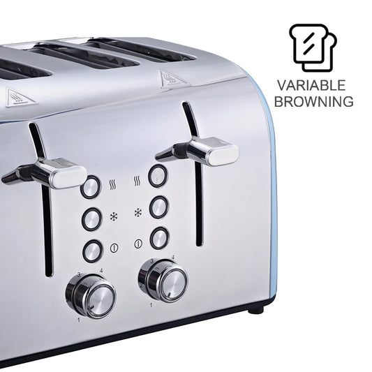 JMT-446154 Stainless Steel Electric Toaster for 4 Slices - Versatile Bread Toasting Solution