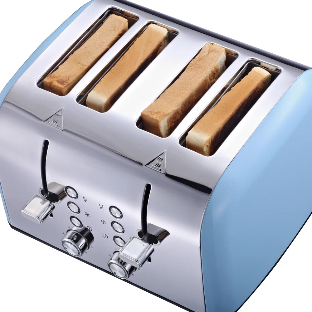 JMT-446154 Stainless Steel Electric Toaster for 4 Slices - Versatile Bread Toasting Solution