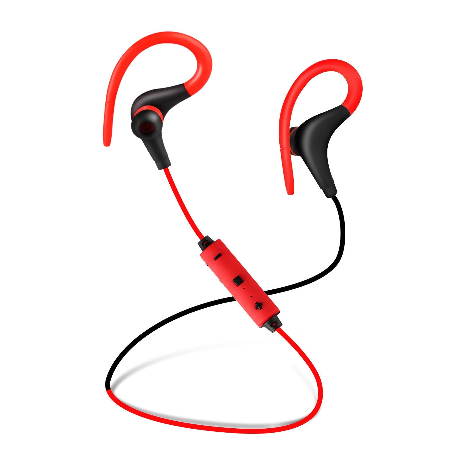 JMT-446474 Wireless Sport Earphones with Noise Cancellation, Sweatproof Design, and In-line Mic for Hands-Free Use