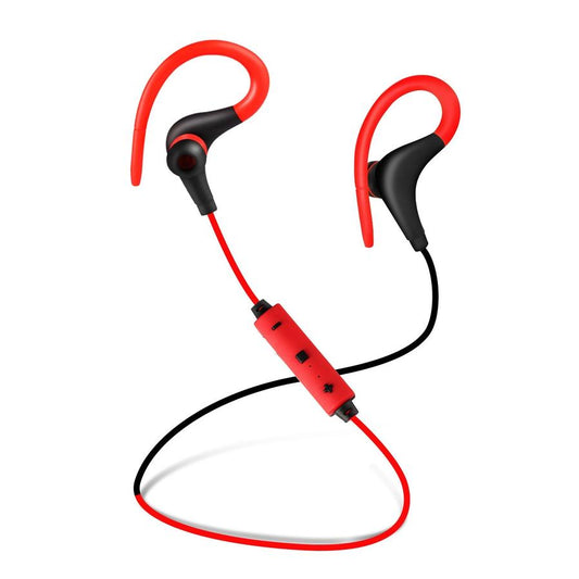 JMT-446474 Wireless Sport Earphones with Noise Cancellation, Sweatproof Design, and In-line Mic for Hands-Free Use