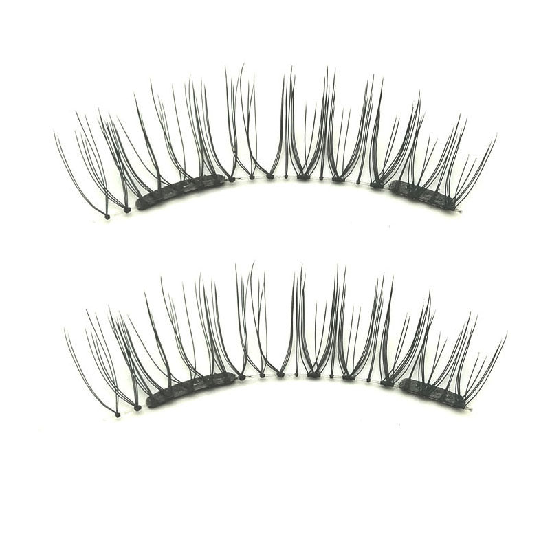 JMT-446602 Magnetic False Eyelash Set with Tweezers - No Glue Needed, Natural and Thick Options