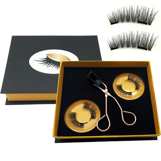 JMT-446602 Magnetic False Eyelash Set with Tweezers - No Glue Needed, Natural and Thick Options