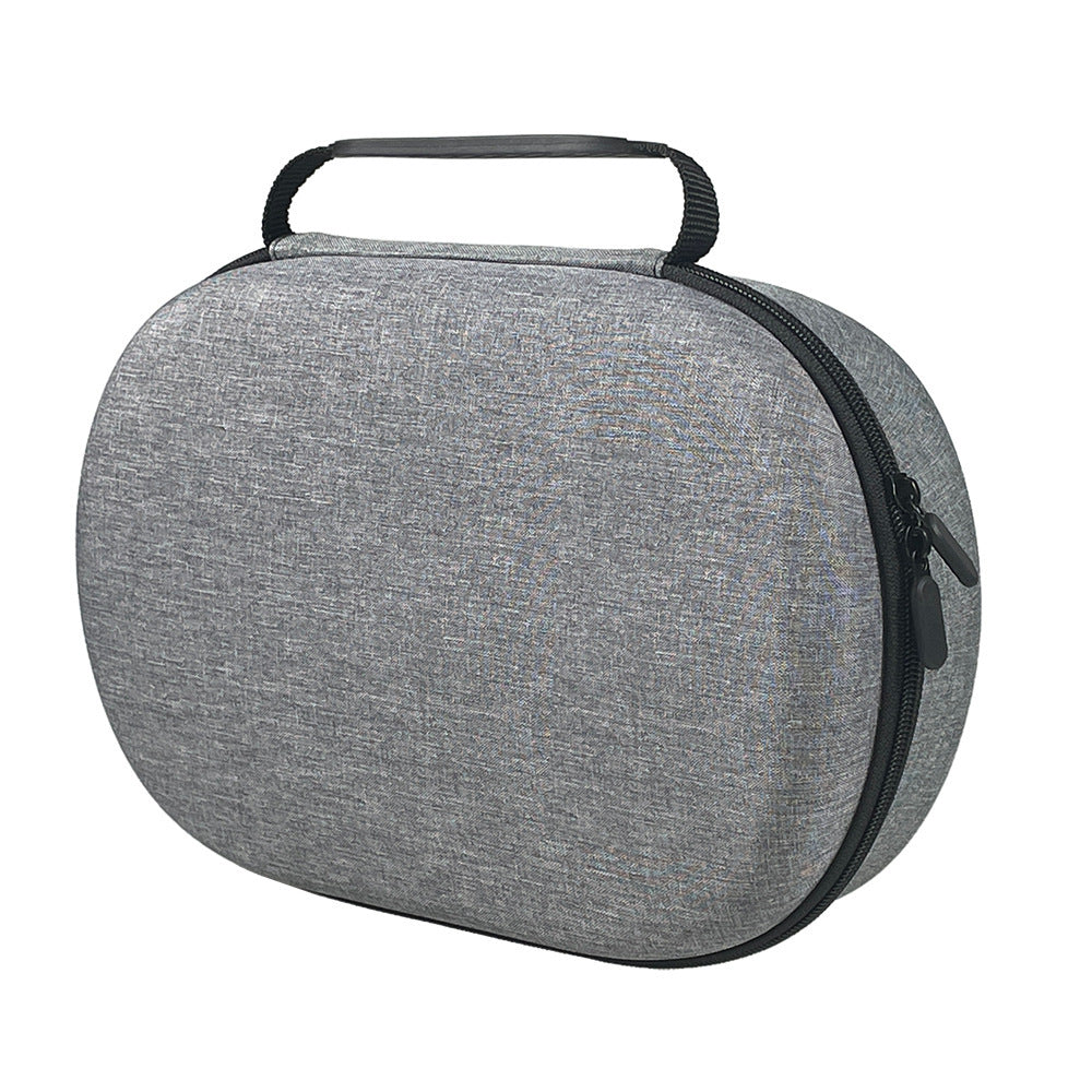 JMT-446666 Portable Hard Storage Bag for Vision Pro - Durable Cloth and EVA Protection in Gray