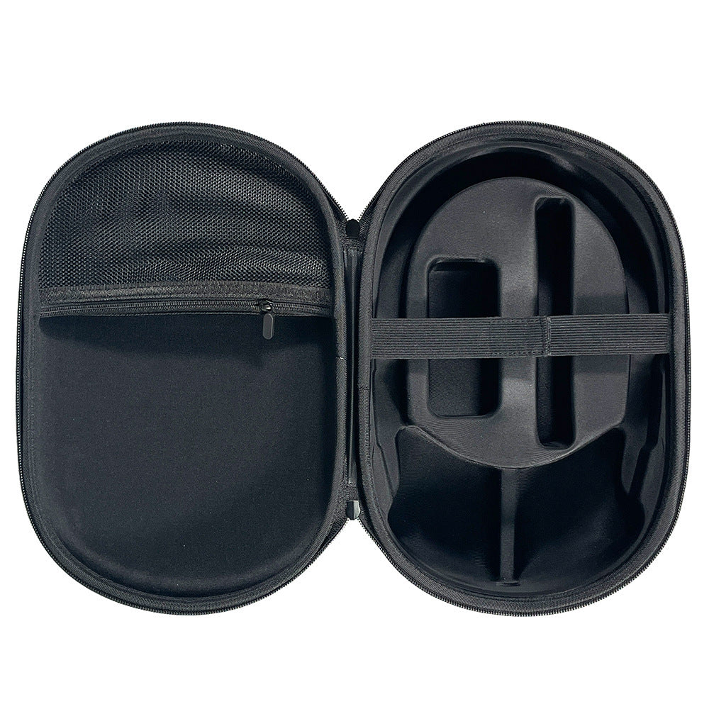 JMT-446666 Portable Hard Storage Bag for Vision Pro - Durable Cloth and EVA Protection in Gray